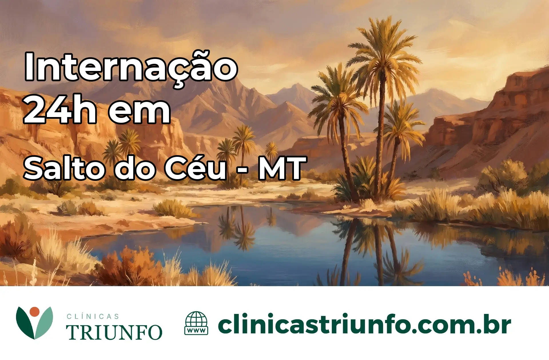 Internação 24 horas em Salto do Céu – MT
