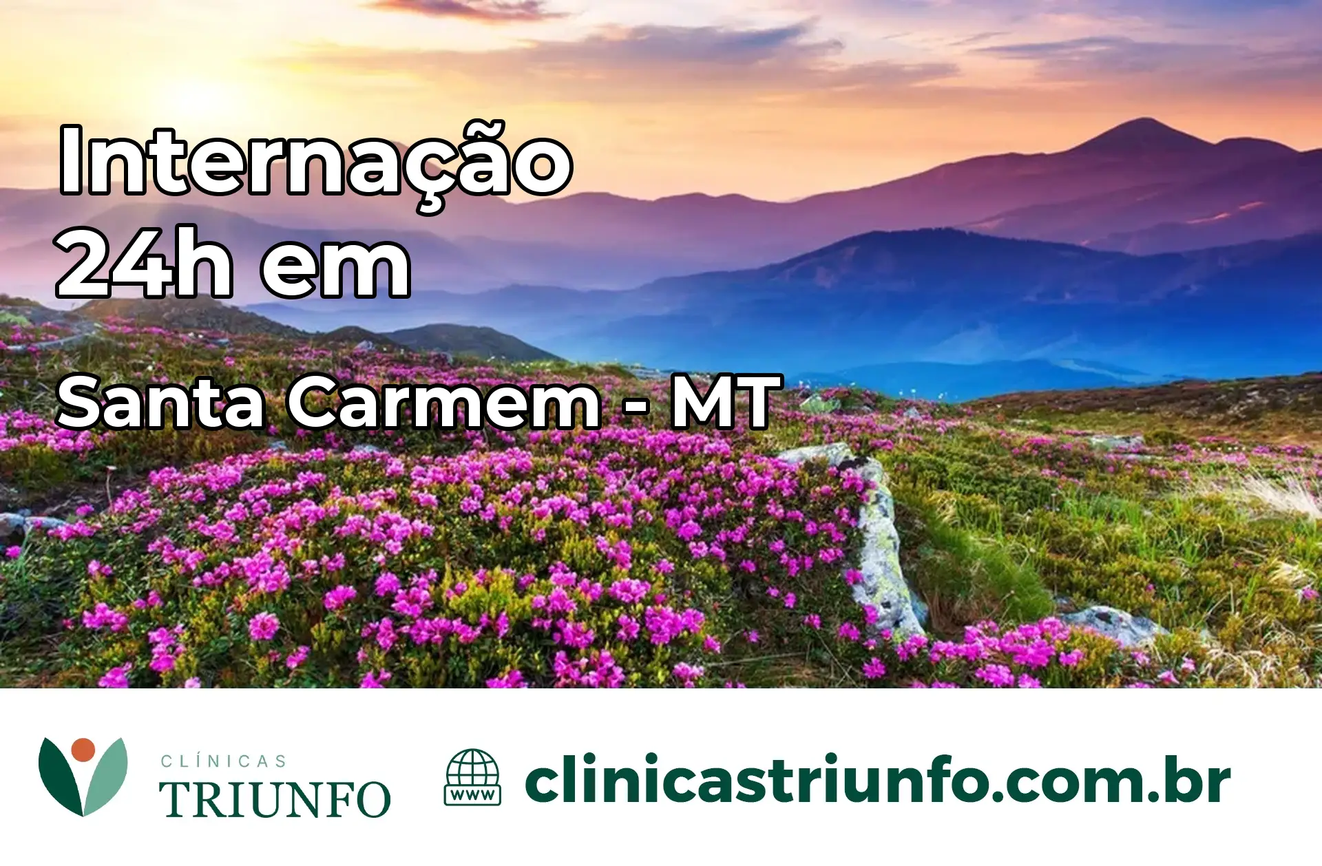 Internação 24 horas em Santa Carmem – MT