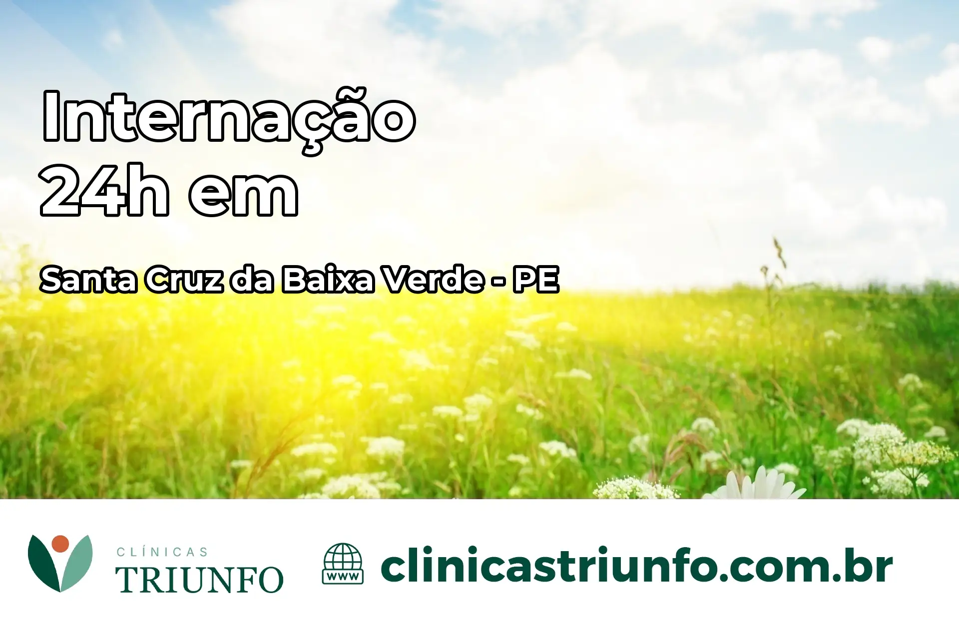 Internação 24 horas em Santa Cruz da Baixa Verde – PE