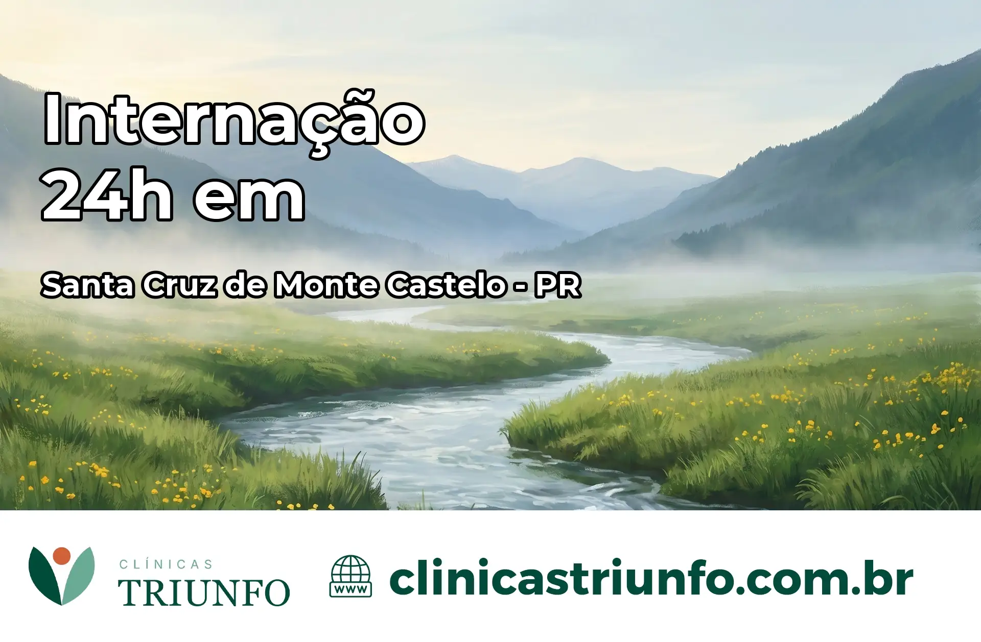 Internação 24 horas em Santa Cruz de Monte Castelo – PR