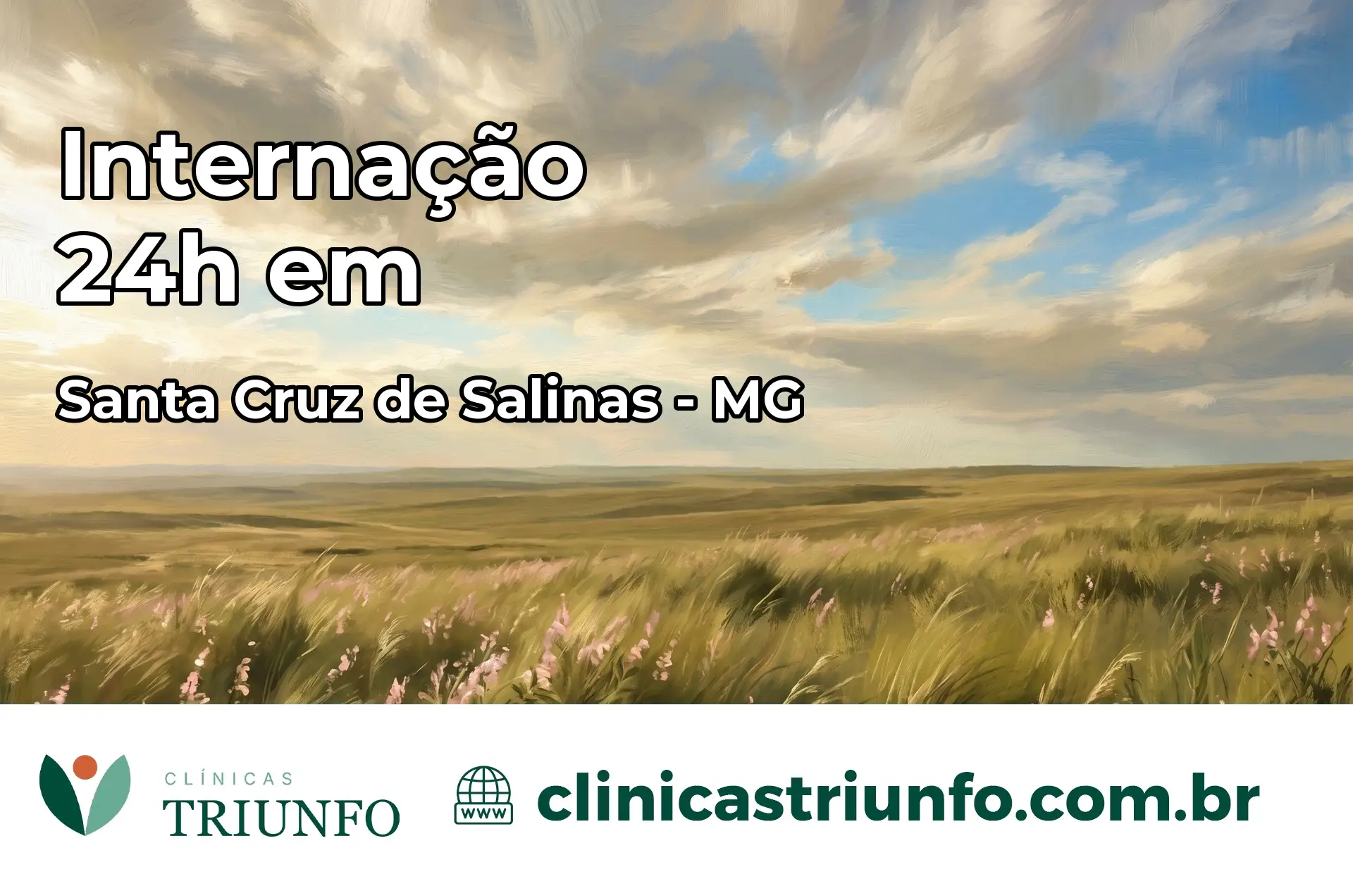 Internação 24 horas em Santa Cruz de Salinas – MG