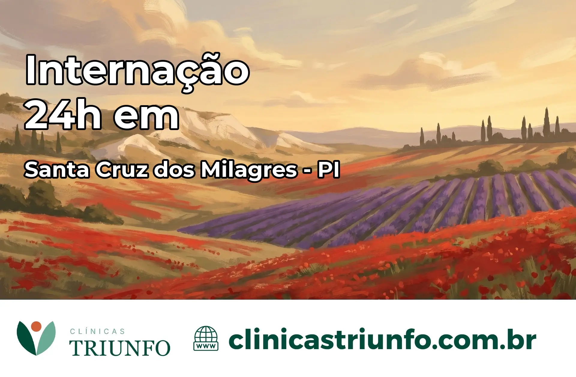 Internação 24 horas em Santa Cruz dos Milagres – PI