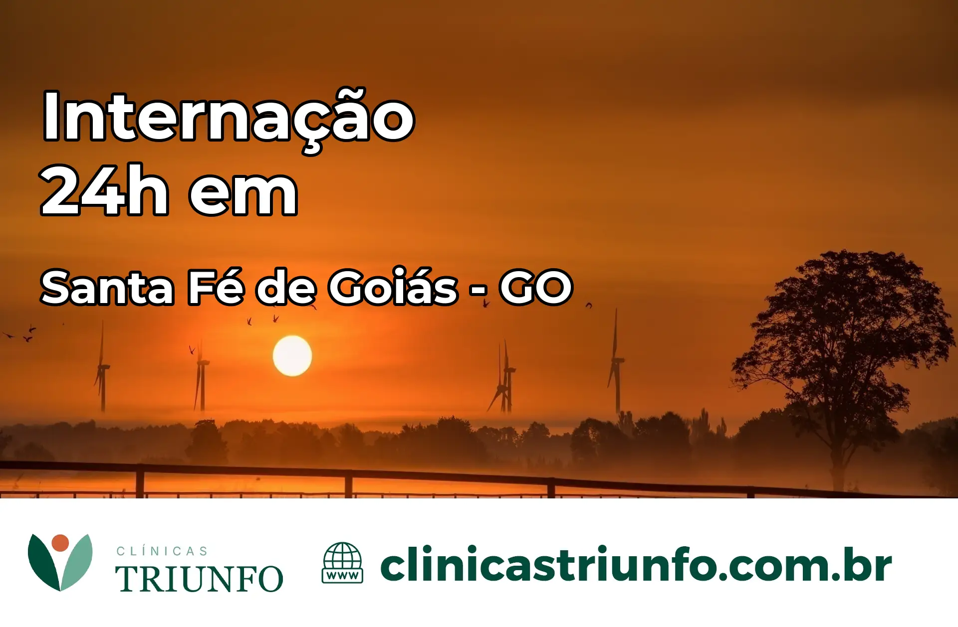 Internação 24 horas em Santa Fé de Goiás – GO