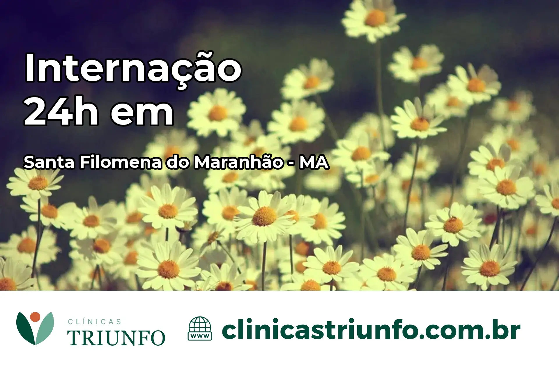Internação 24 horas em Santa Filomena do Maranhão – MA