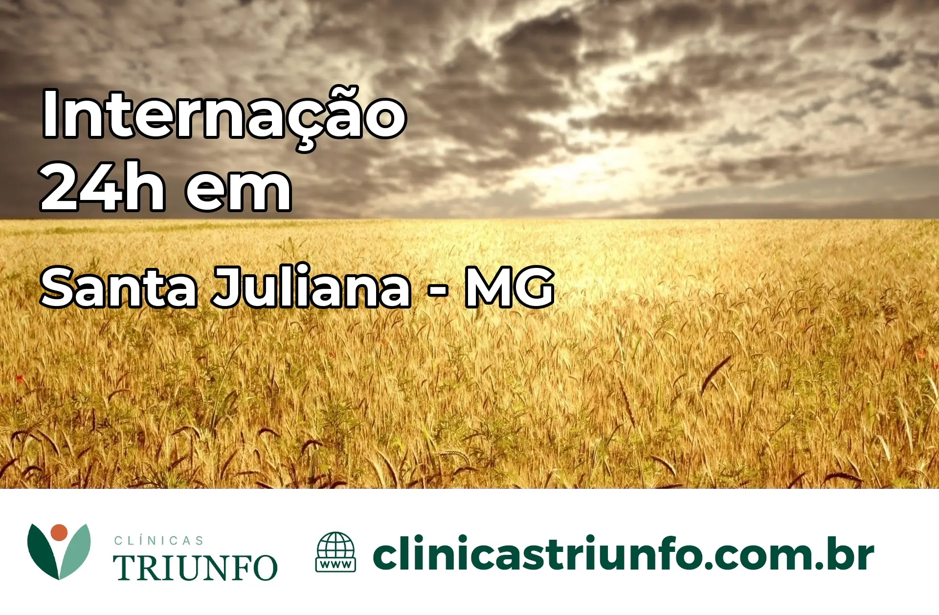 Internação 24 horas em Santa Juliana – MG
