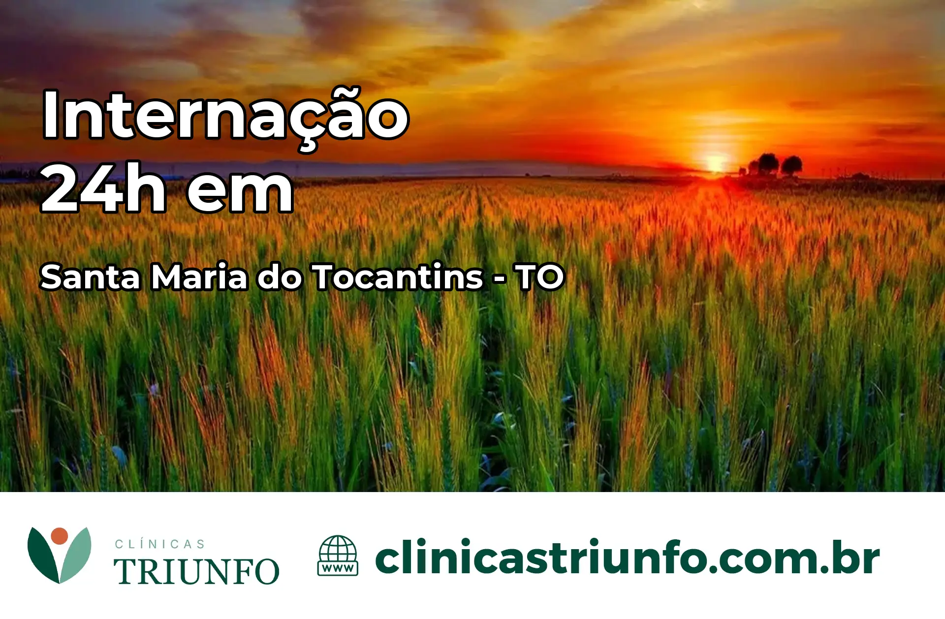 Internação 24 horas em Santa Maria do Tocantins – TO