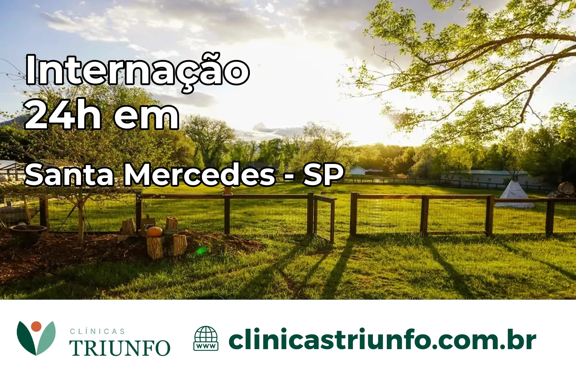 Internação 24 horas em Santa Mercedes – SP