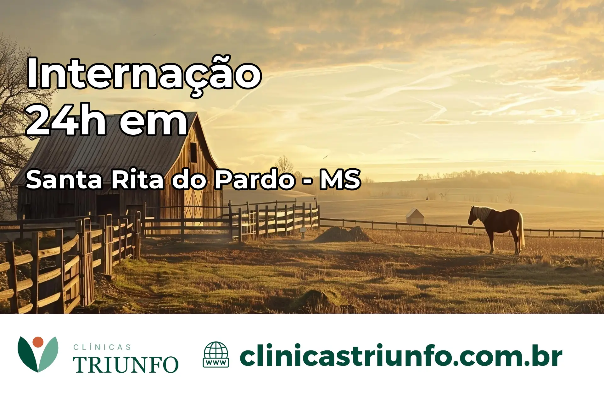 Internação 24 horas em Santa Rita do Pardo – MS