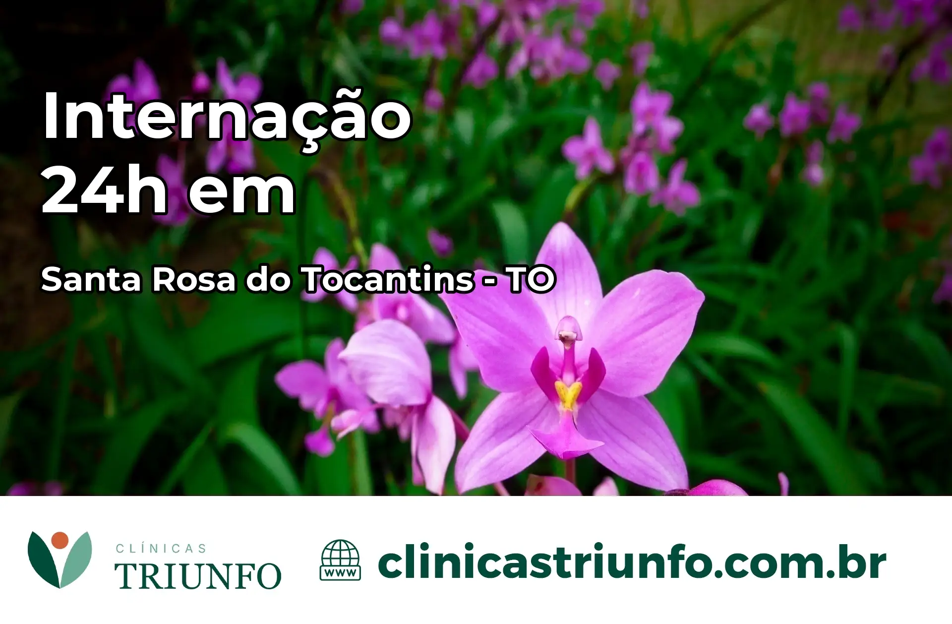Internação 24 horas em Santa Rosa do Tocantins – TO