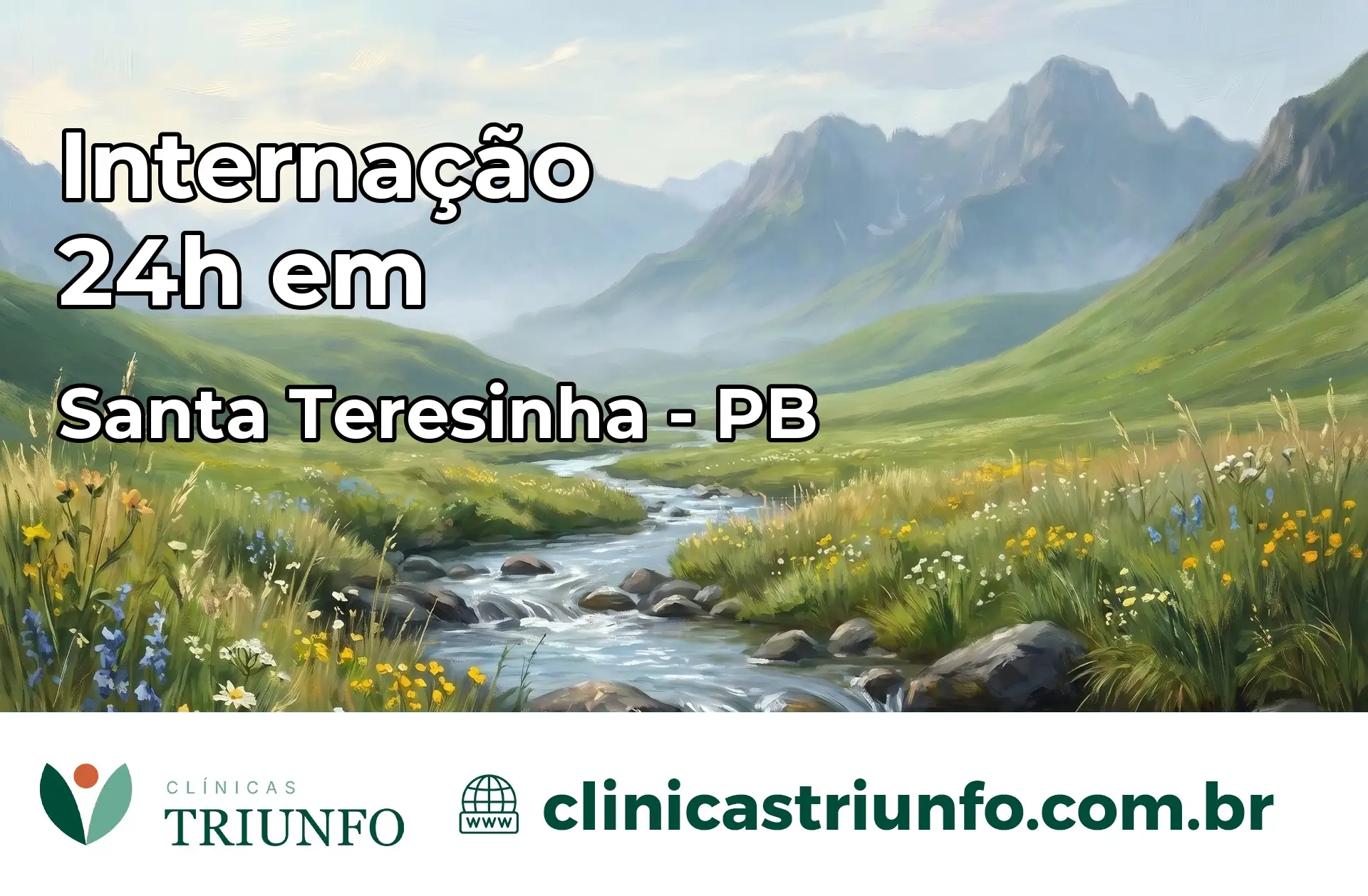 Internação 24 horas em Santa Teresinha – PB