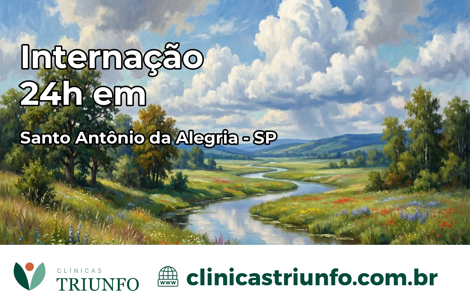 Internação 24 horas em Santo Antônio da Alegria – SP
