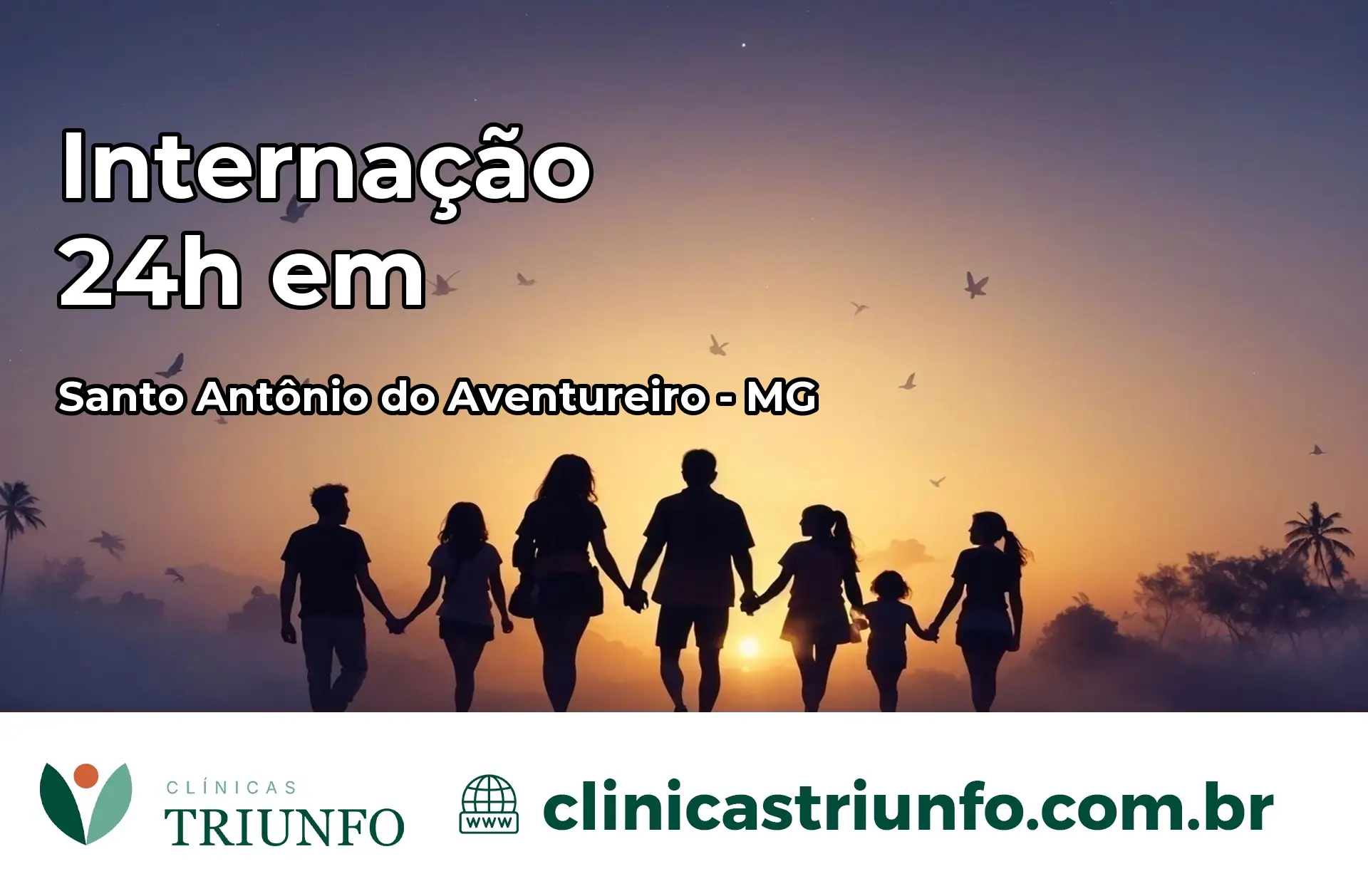 Internação 24 horas em Santo Antônio do Aventureiro – MG
