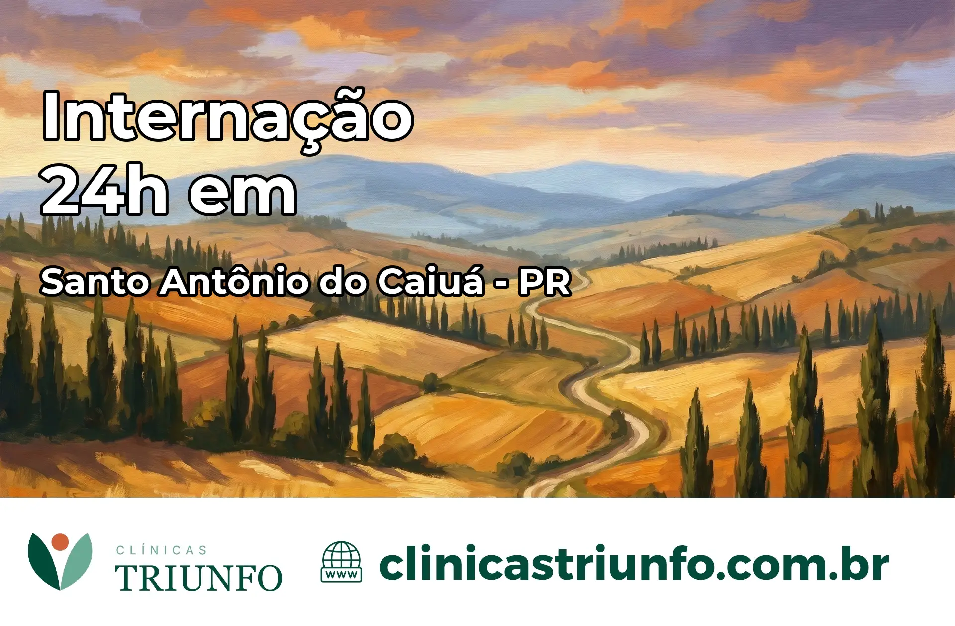 Internação 24 horas em Santo Antônio do Caiuá – PR
