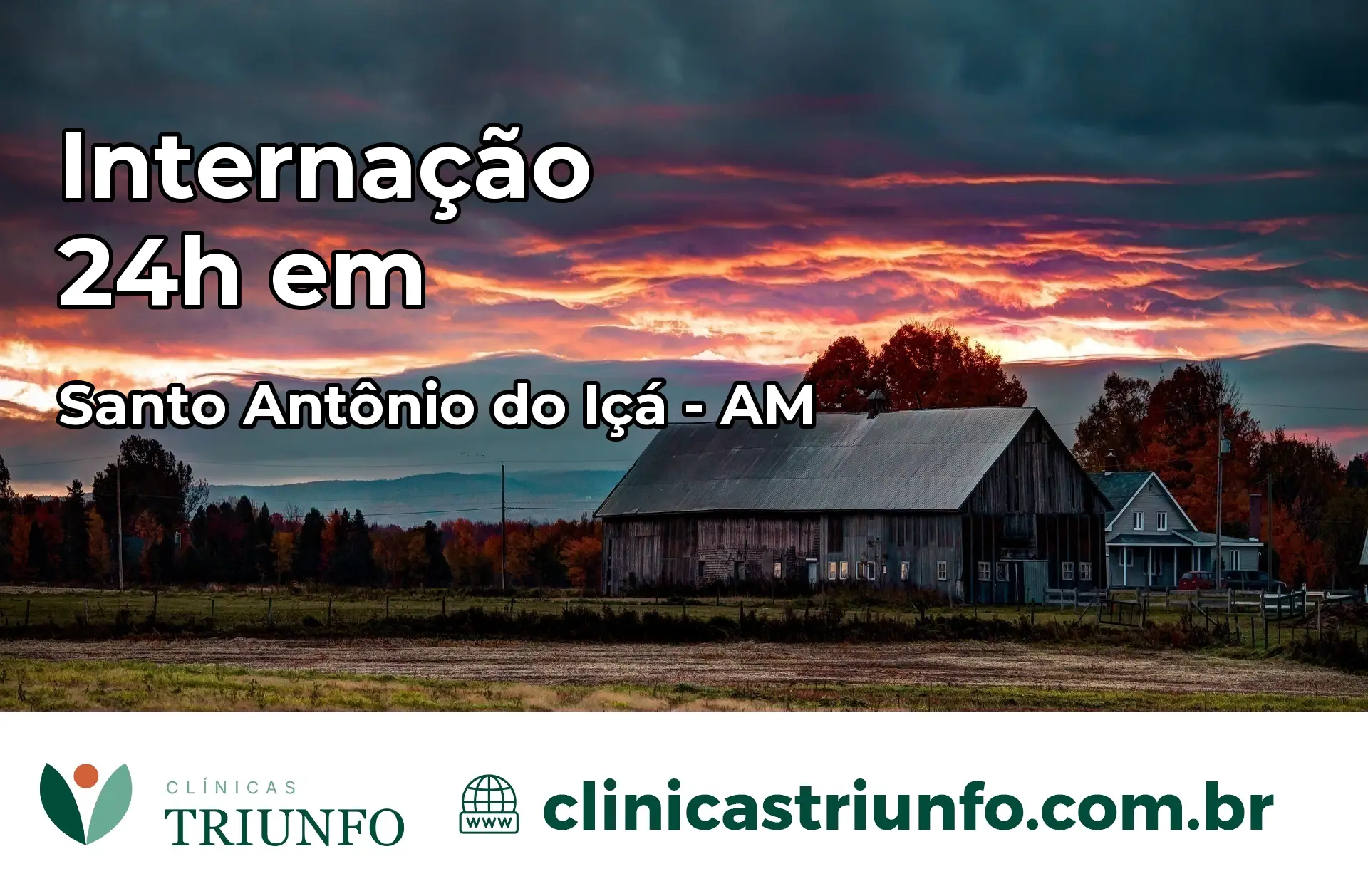 Internação 24 horas em Santo Antônio do Içá – AM