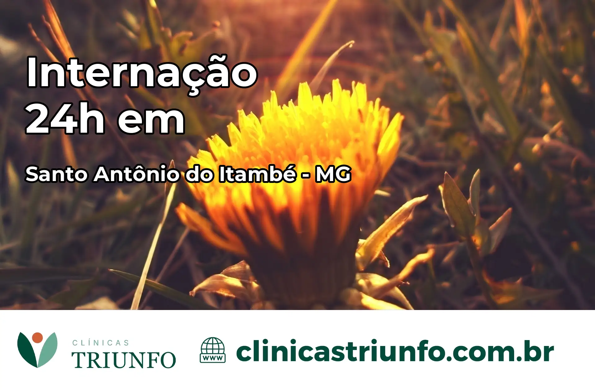 Internação 24 horas em Santo Antônio do Itambé – MG