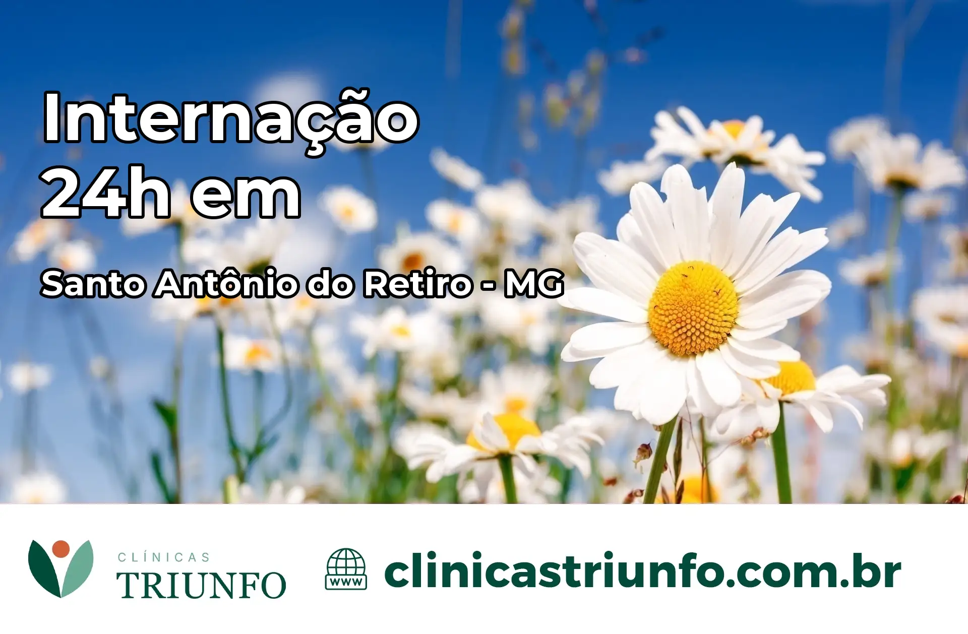 Internação 24 horas em Santo Antônio do Retiro – MG