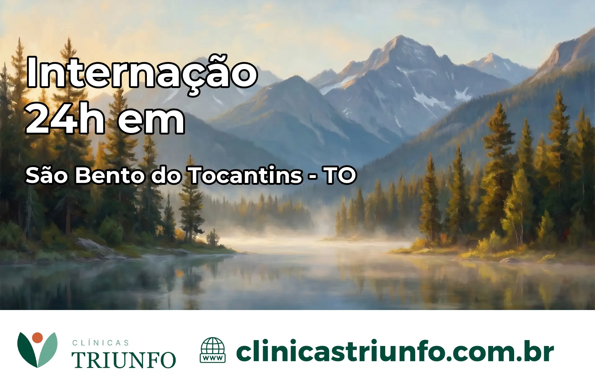 Internação 24 horas em São Bento do Tocantins – TO