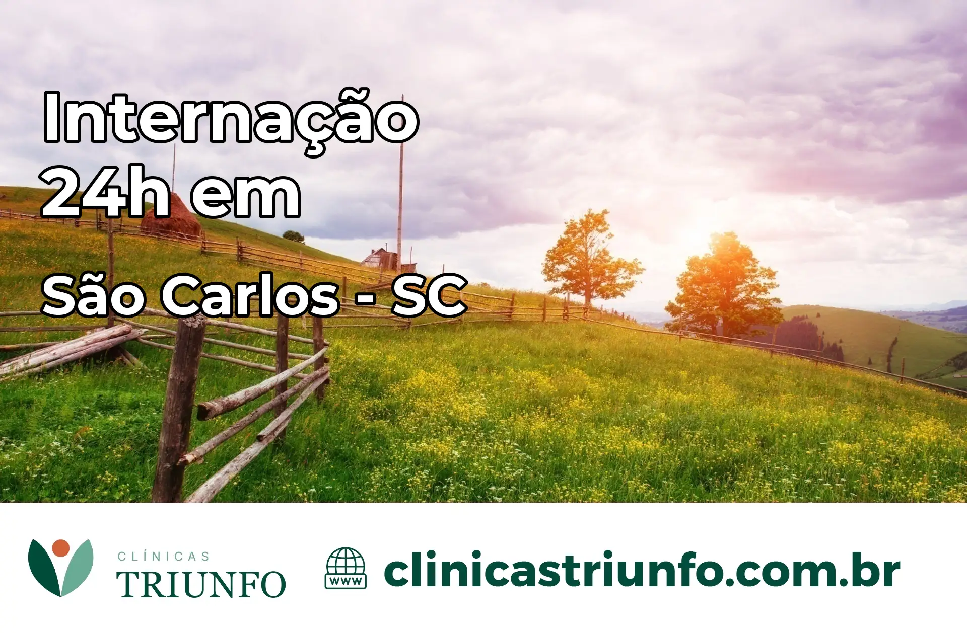 Internação 24 horas em São Carlos – SC