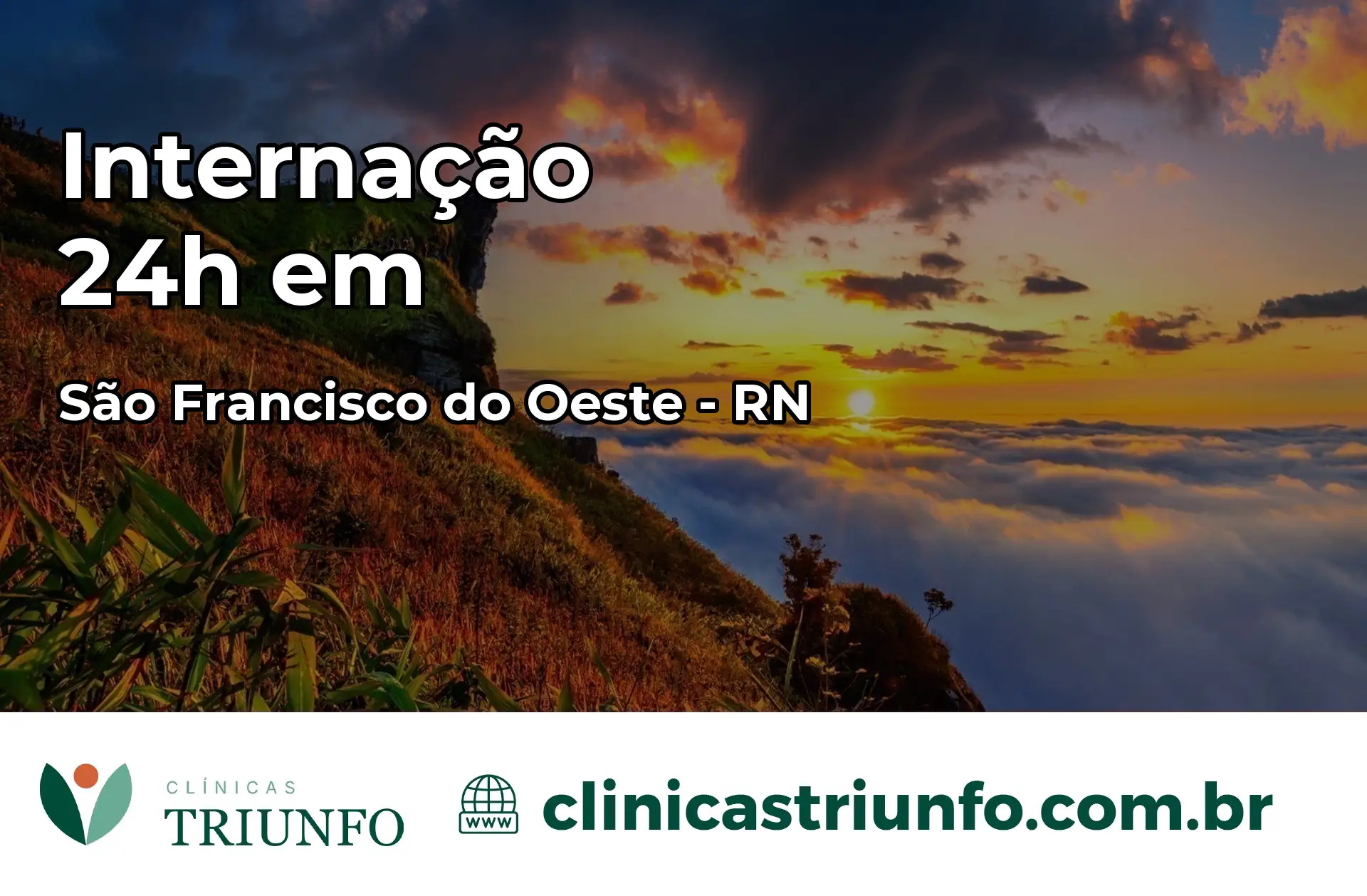 Internação 24 horas em São Francisco do Oeste – RN