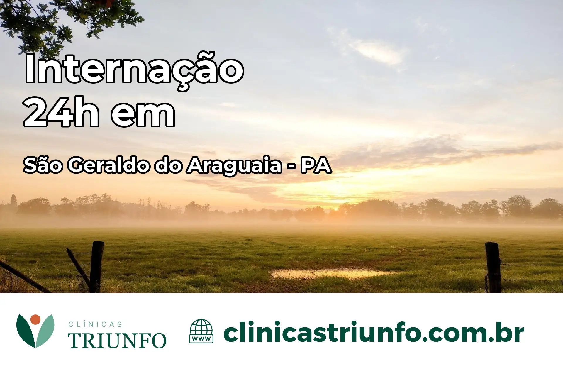 Internação 24 horas em São Geraldo do Araguaia – PA