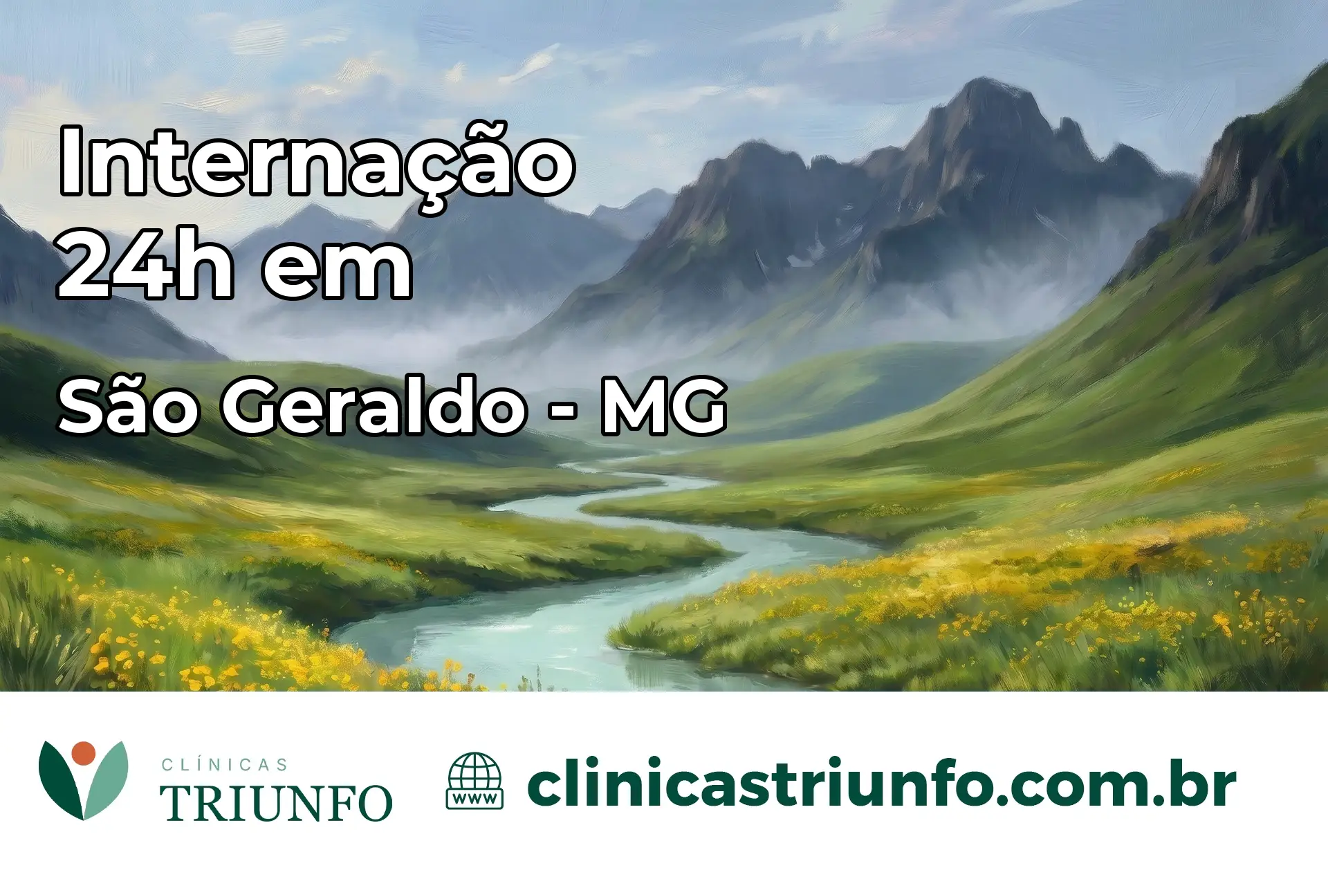 Internação 24 horas em São Geraldo – MG