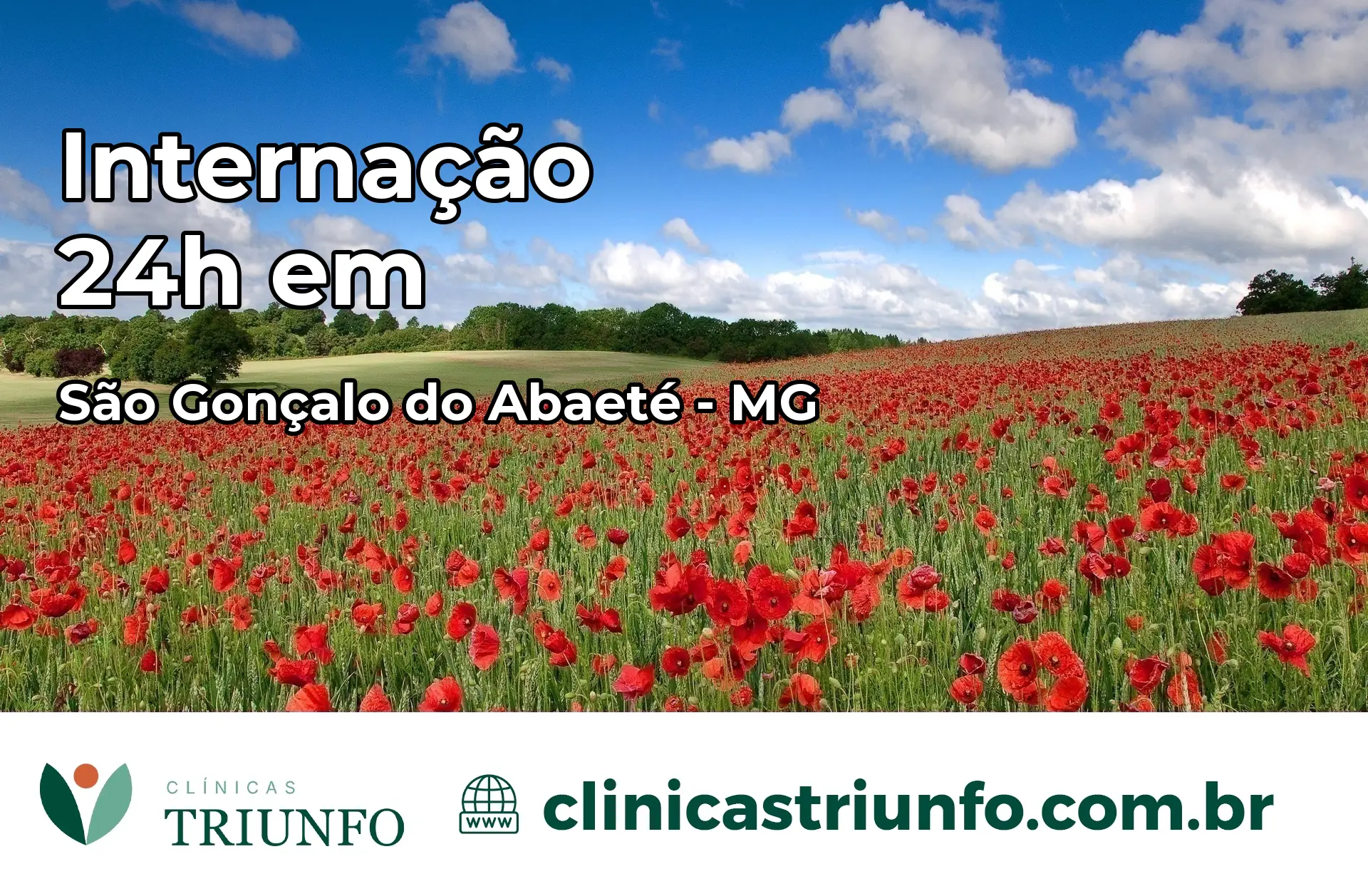 Internação 24 horas em São Gonçalo do Abaeté – MG