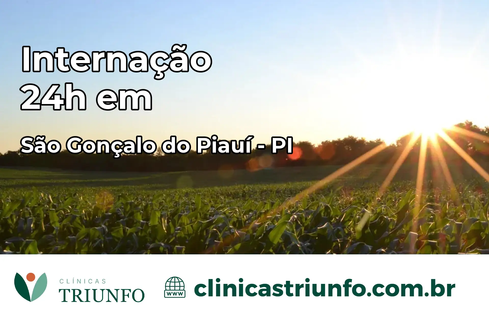 Internação 24 horas em São Gonçalo do Piauí – PI
