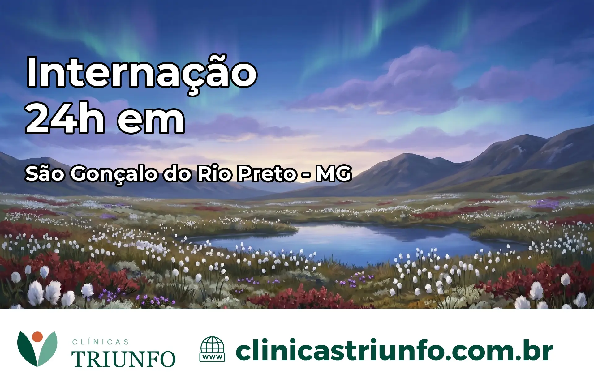 Internação 24 horas em São Gonçalo do Rio Preto – MG