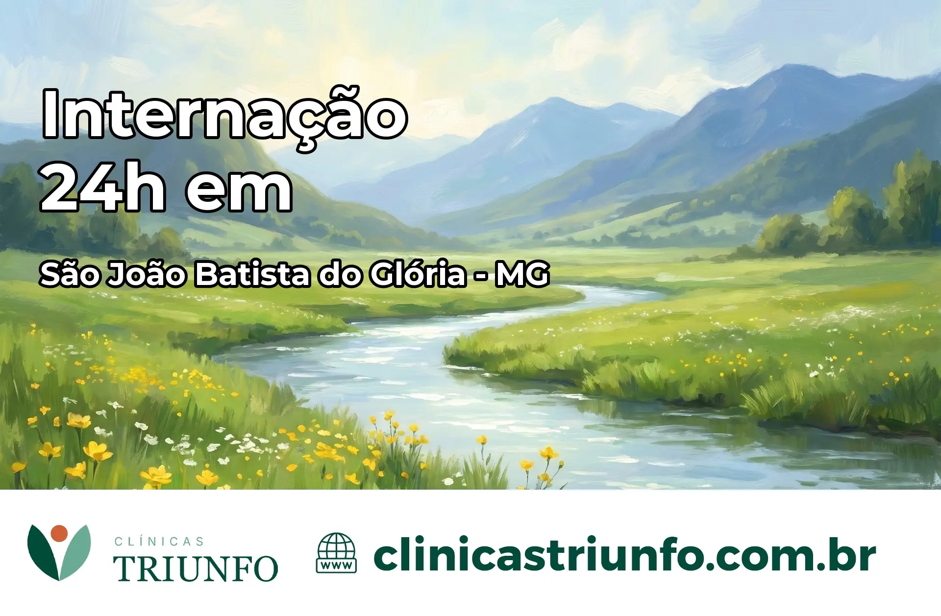 Internação 24 horas em São João Batista do Glória – MG