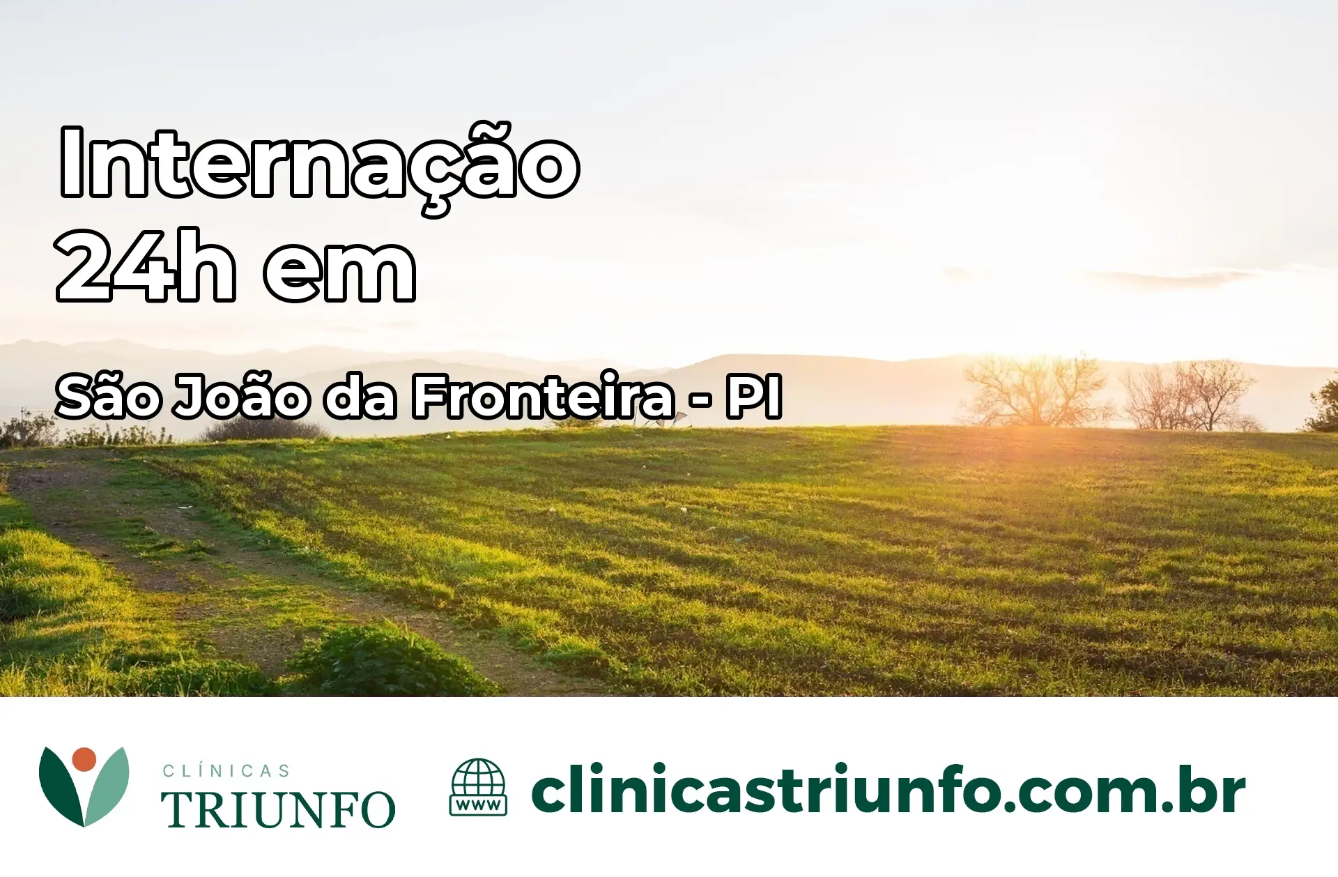 Internação 24 horas em São João da Fronteira – PI