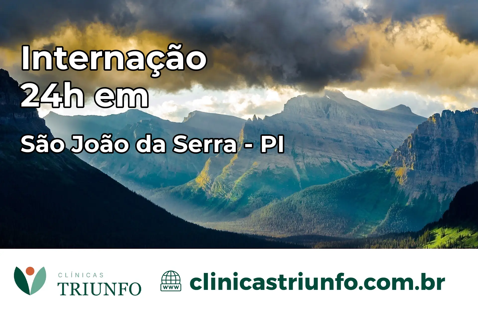 Internação 24 horas em São João da Serra – PI