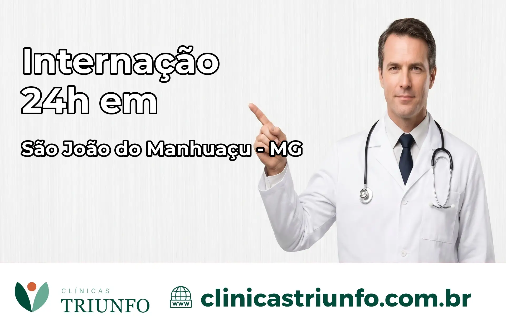 Internação 24 horas em São João do Manhuaçu – MG