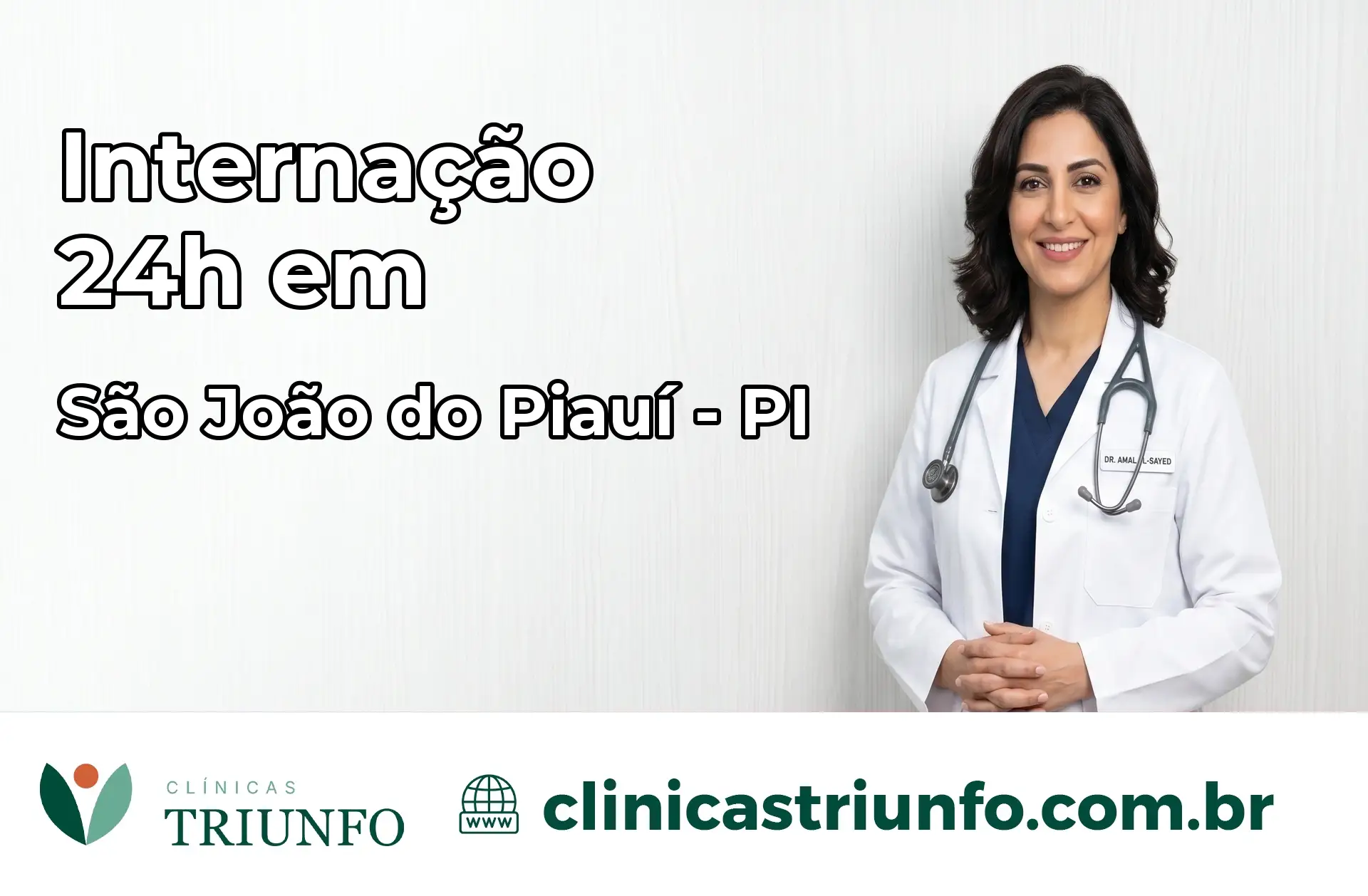 Internação 24 horas em São João do Piauí – PI