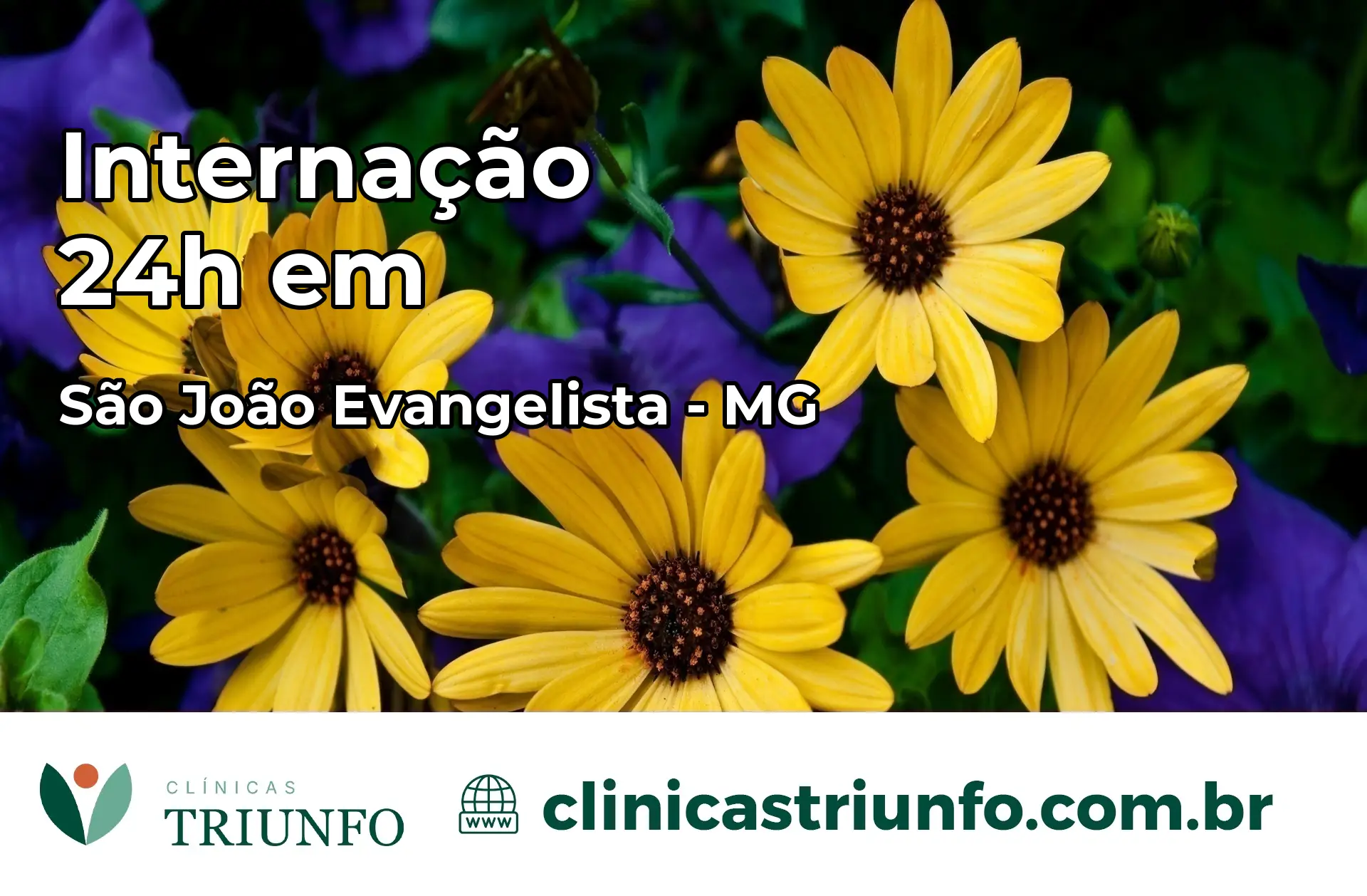 Internação 24 horas em São João Evangelista – MG