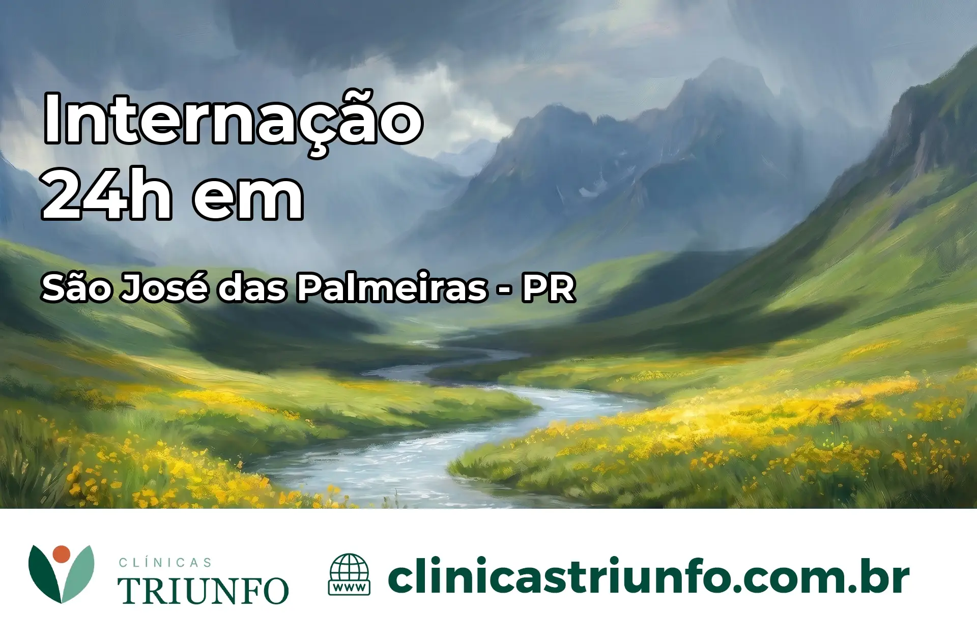 Internação 24 horas em São José das Palmeiras – PR