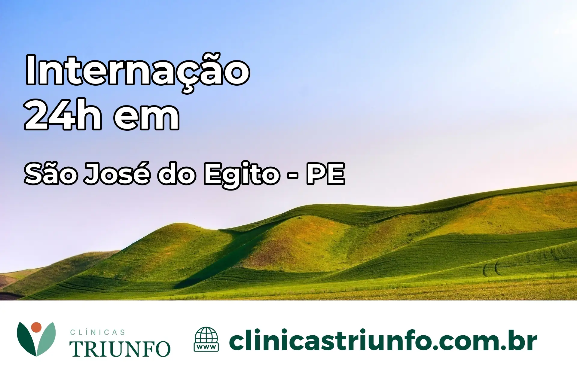 Internação 24 horas em São José do Egito – PE