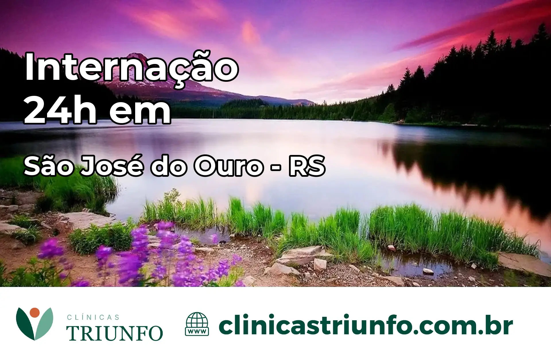 Internação 24 horas em São José do Ouro – RS