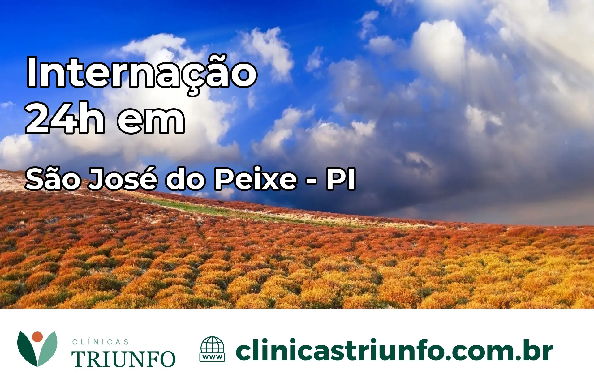 Internação 24 horas em São José do Peixe – PI