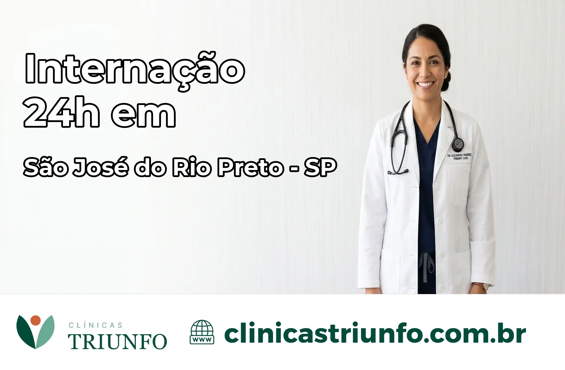 Internação 24 horas em São José do Rio Preto – SP