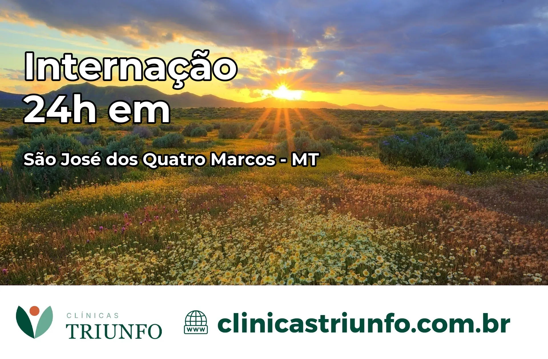 Internação 24 horas em São José dos Quatro Marcos – MT
