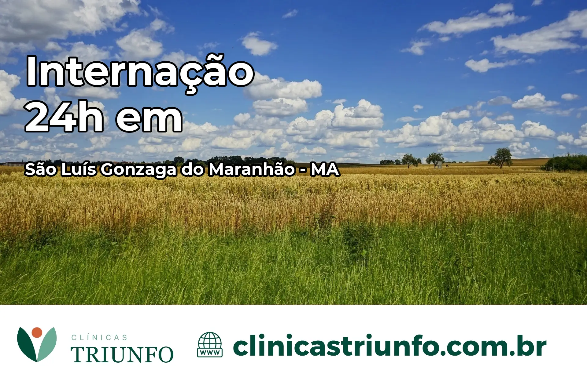 Internação 24 horas em São Luís Gonzaga do Maranhão – MA