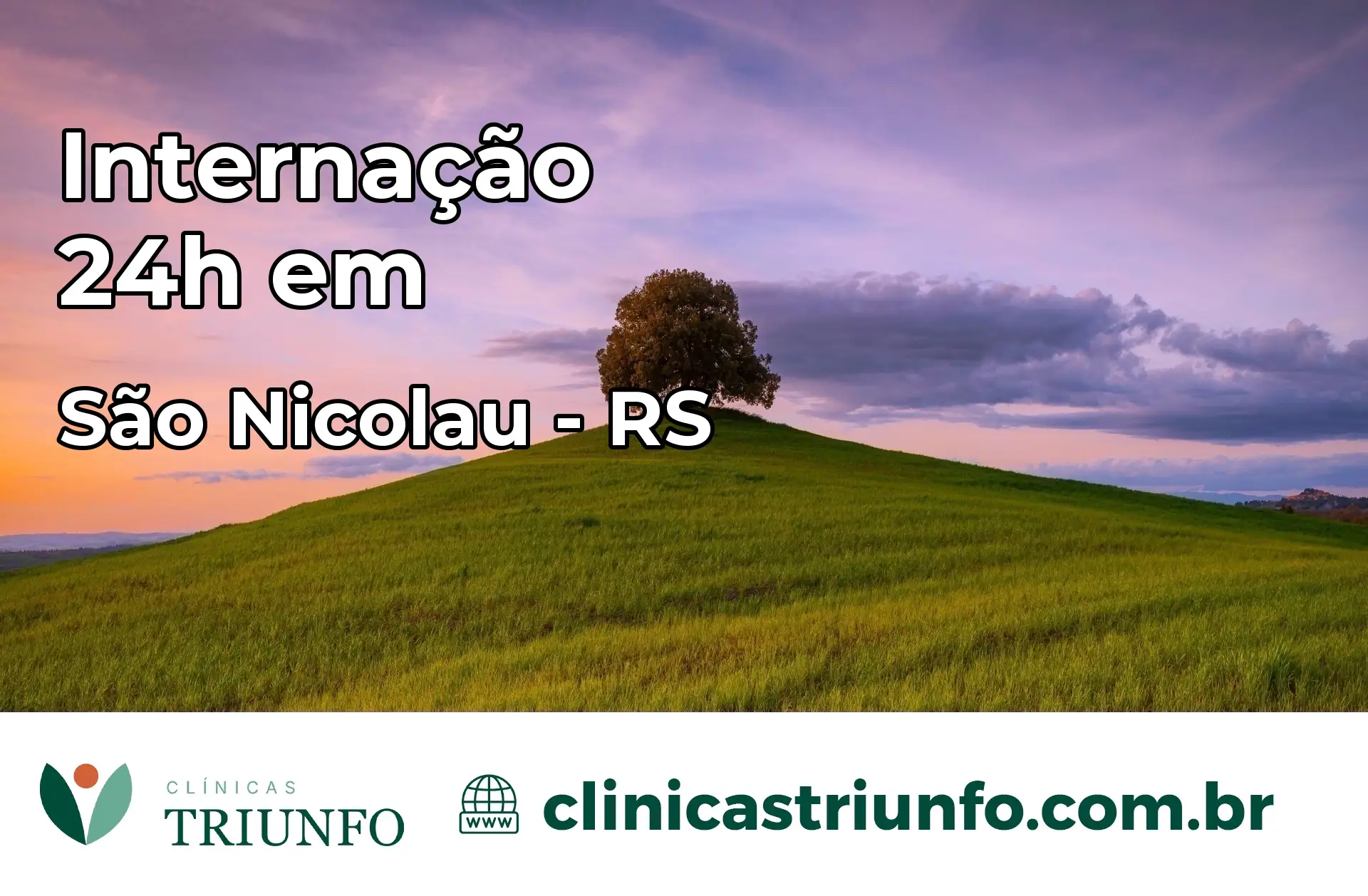 Internação 24 horas em São Nicolau – RS
