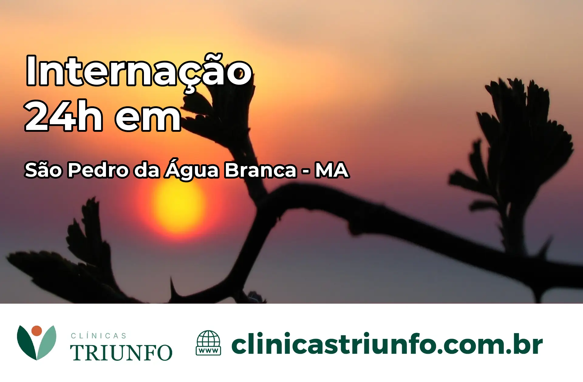 Internação 24 horas em São Pedro da Água Branca – MA