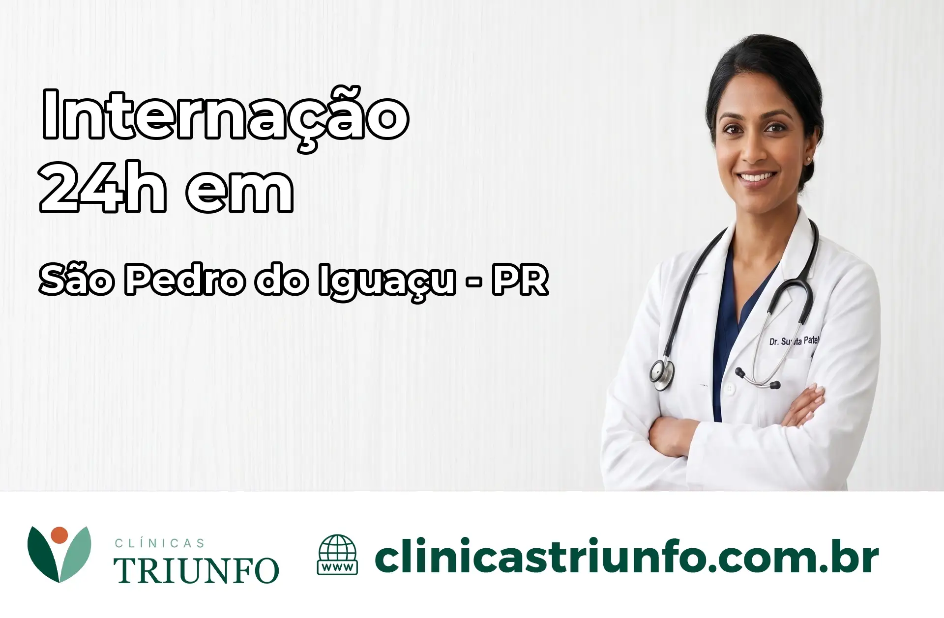 Internação 24 horas em São Pedro do Iguaçu – PR
