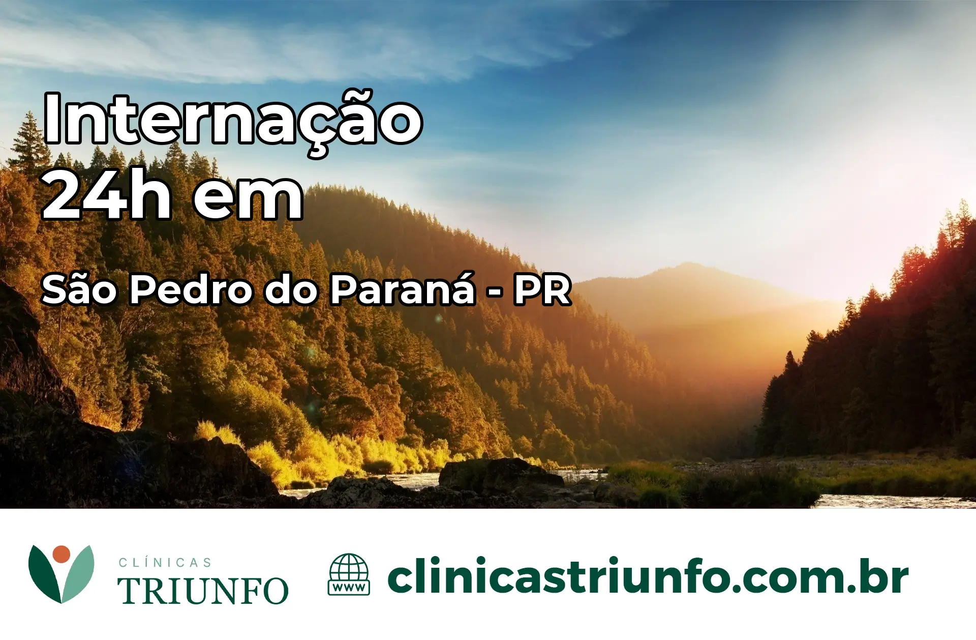Internação 24 horas em São Pedro do Paraná – PR