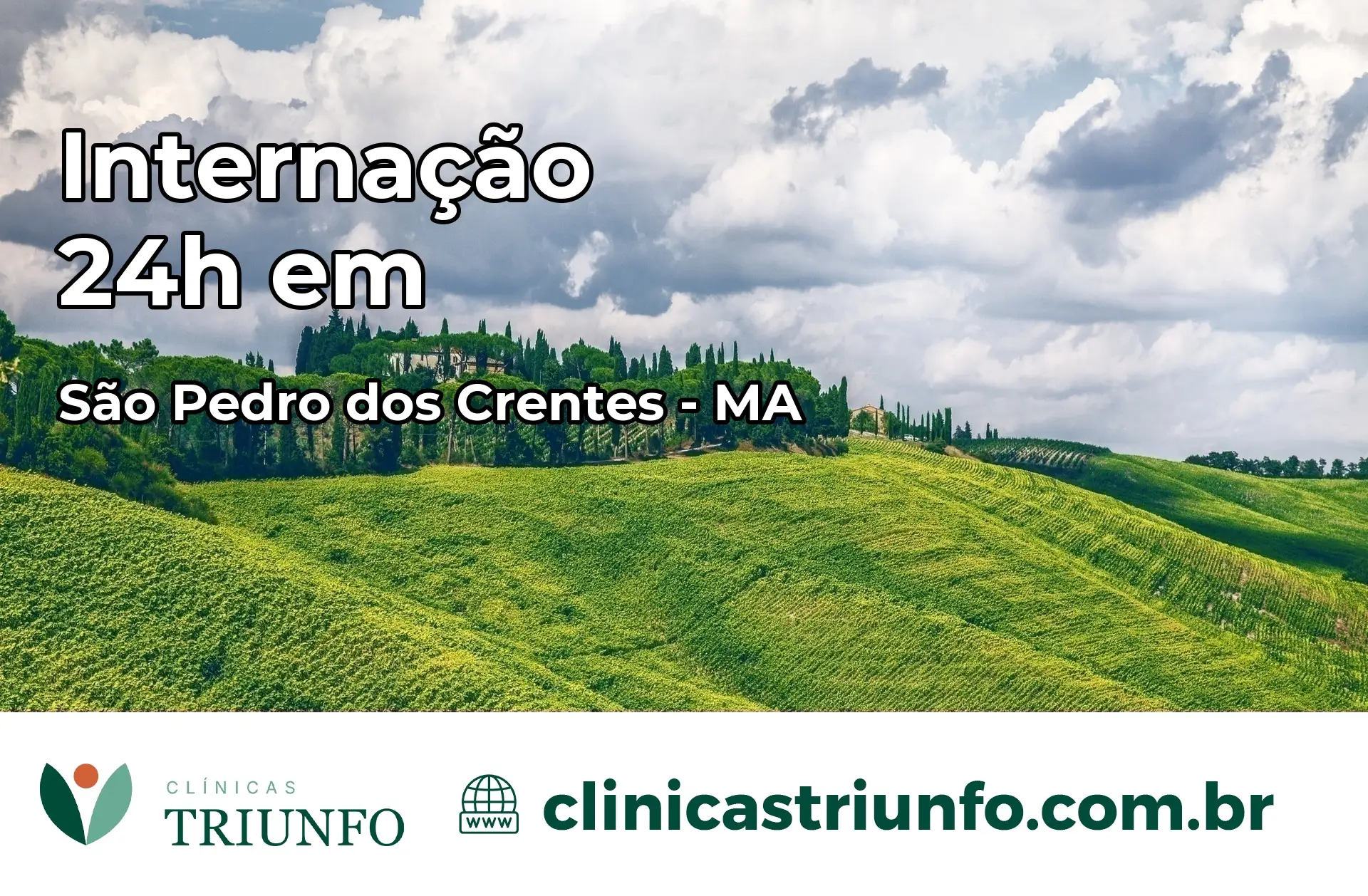 Internação 24 horas em São Pedro dos Crentes – MA