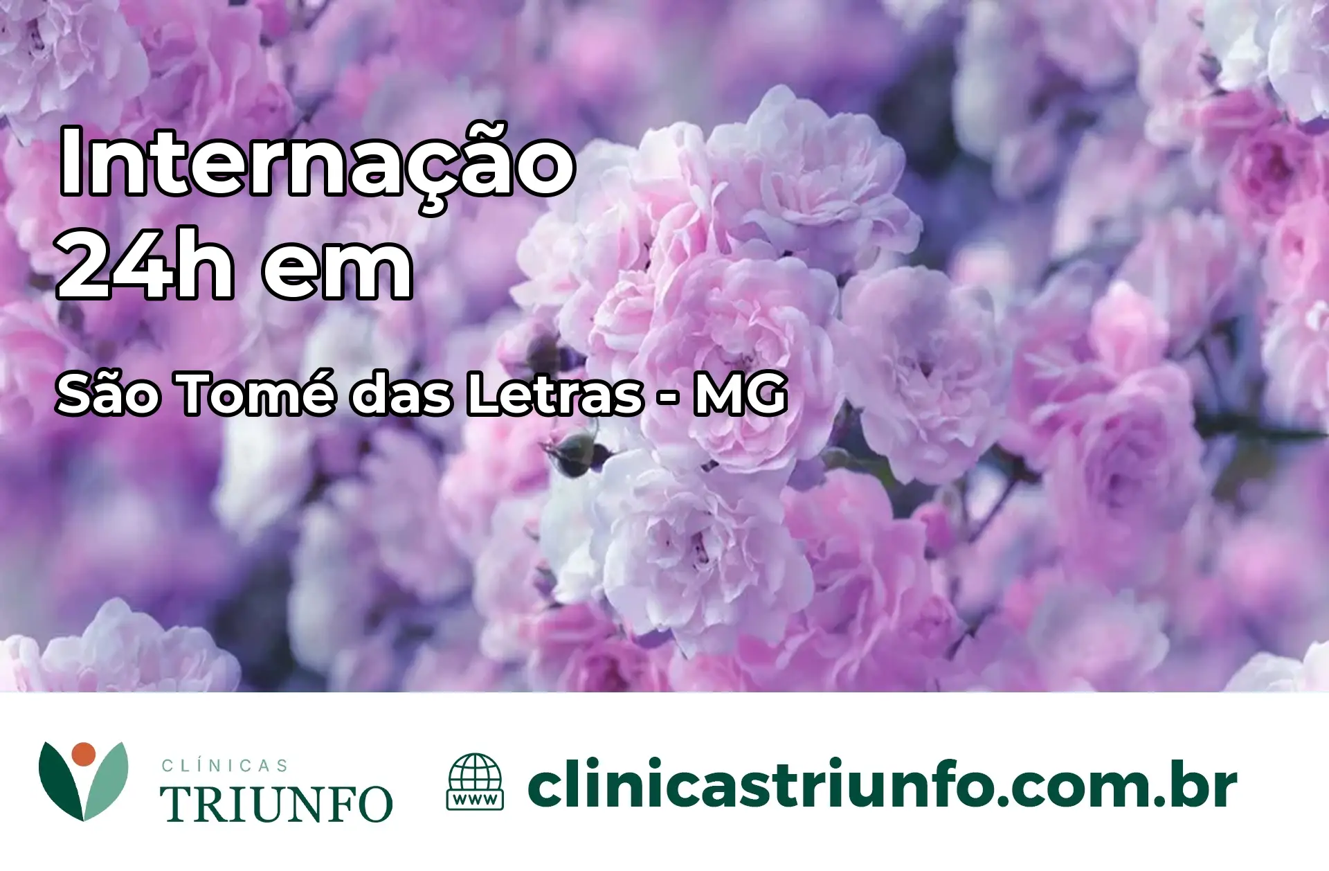 Internação 24 horas em São Tomé das Letras – MG