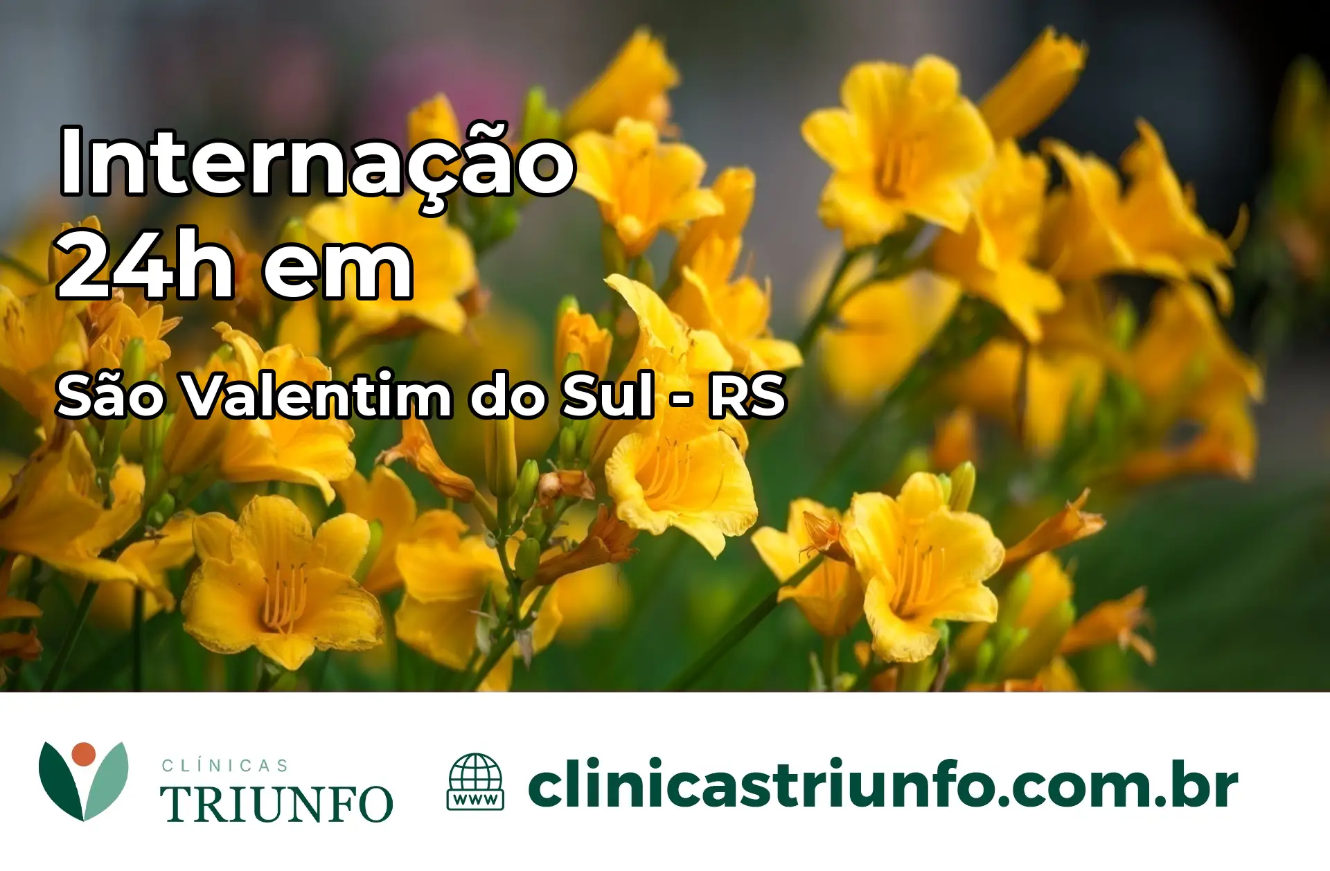 Internação 24 horas em São Valentim do Sul – RS