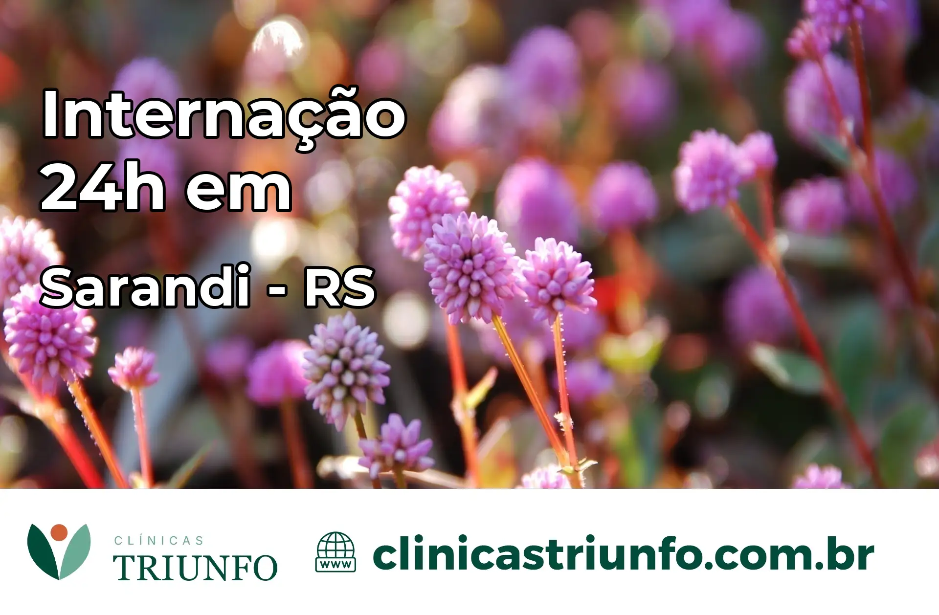 Internação 24 horas em Sarandi – RS