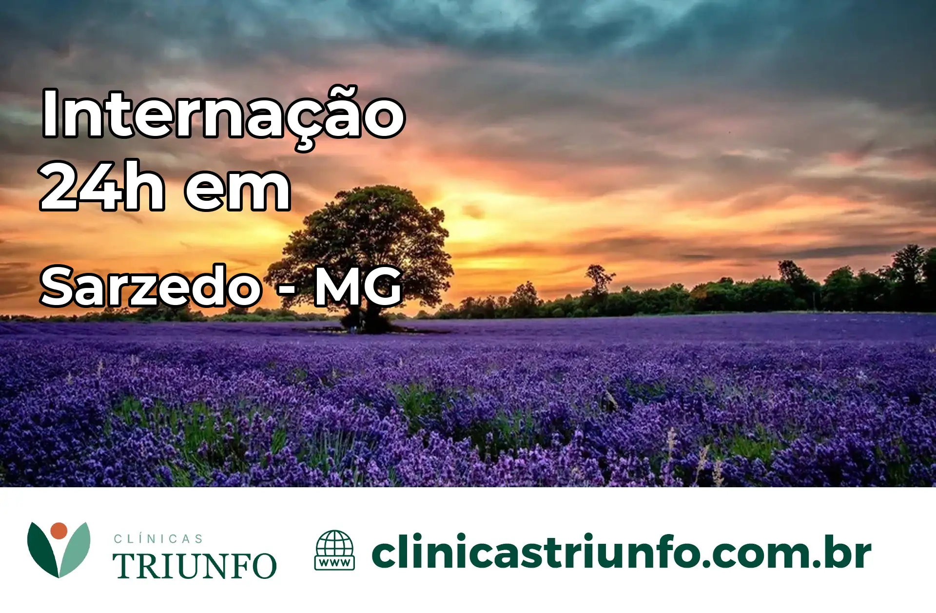 Internação 24 horas em Sarzedo – MG